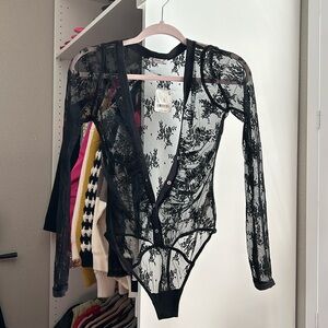 NWT - Free People lace bodysuit - size small